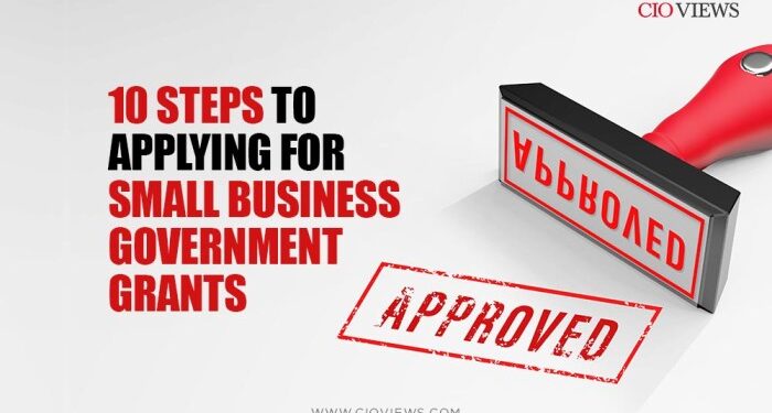 10 Steps to Applying for Small Business Government Grants