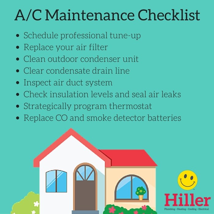 Air Conditioning Maintenance Checklist for Spring and Summer | Hiller