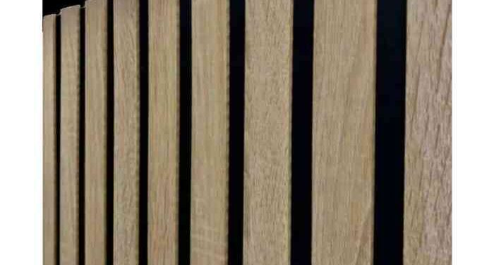94 in. x 23.6 in x 0.8 in. Acoustic Vinyl Wall Cladding Siding Board ...