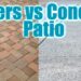 Stamped Concrete Patio Vs Pavers